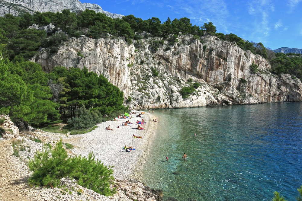 Fameuse plage naturiste de Nugal, en Croatie, Getty Images